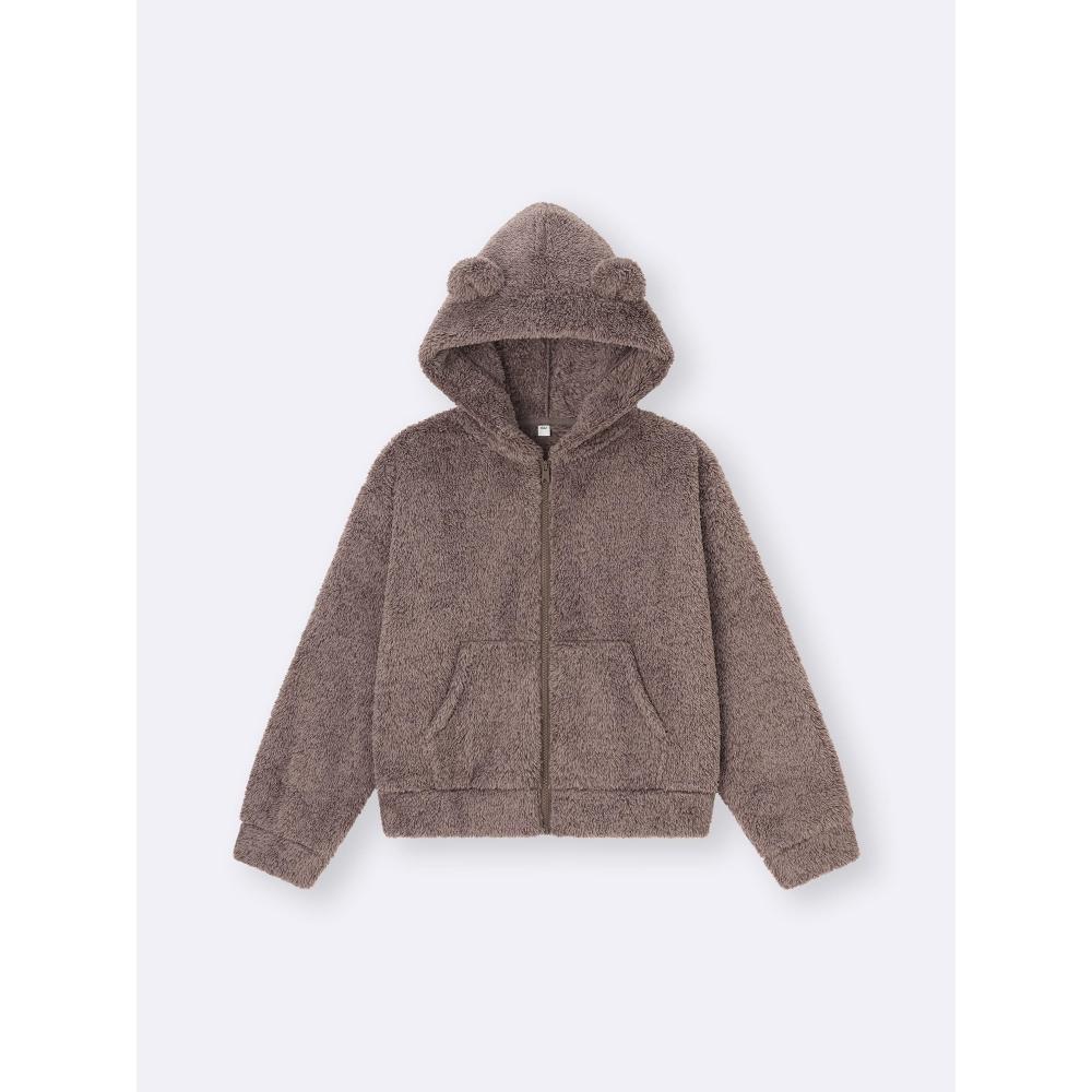 Gu By Uniqlo Marshmallow Full Zip Parka  Bear 