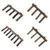 Bird Perch Ladder Wood Stand Cage Toy for Nail Grinding, Chewing for Parakeets