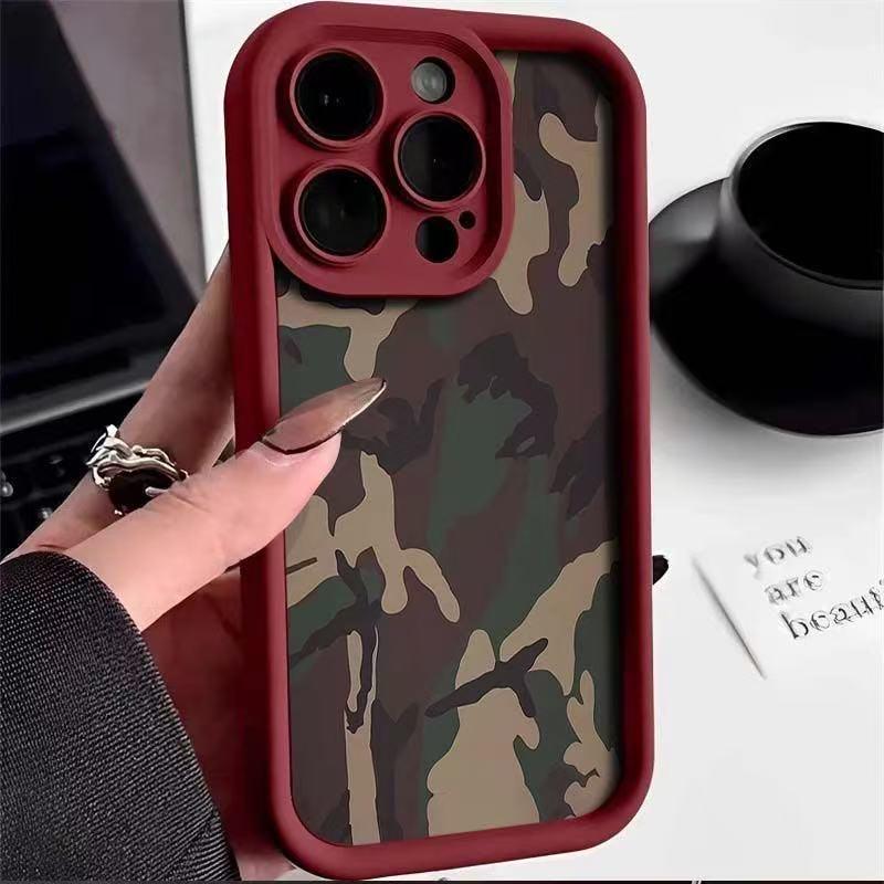 

Камуфляжный чехол для iPhone 11, 12, 13, 14 Pro, 15 Pro Max, 16, 17 iPhone 14 Plus