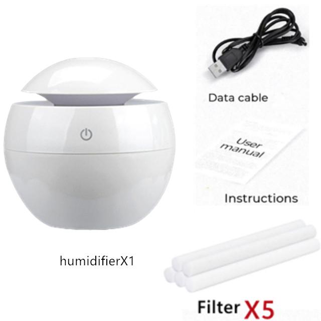 130ml Mini Portable Ultrasonic Air Humidifer Aroma Essential Oil Diffuser Usb Mist Maker Humidifiers For Home Table Mist Maker