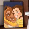 Disney Diamond Painting Beauty and the Beast 5D DIY Diamond Painting Art Diamond Painting Kit Adult/Beginner Gift Idea Home Decor