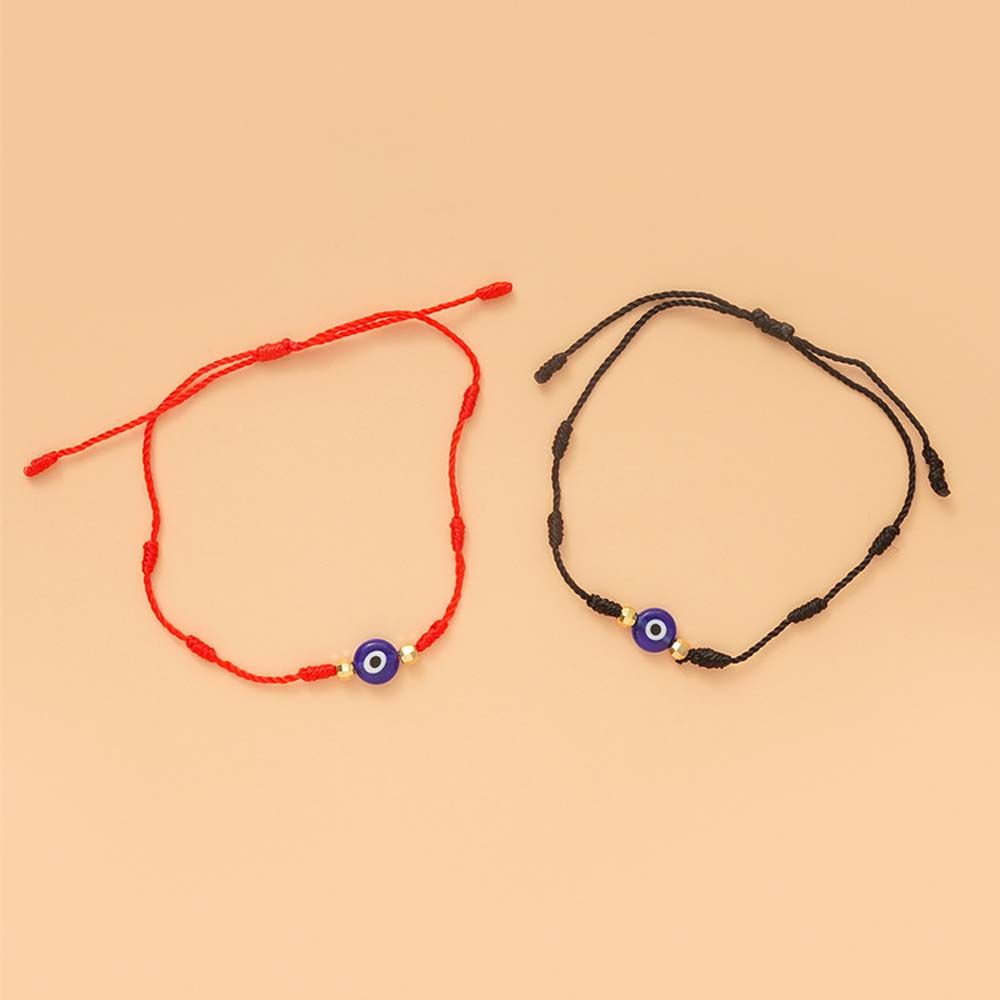Eye Seven Knots Lovers Blue Eye Bracelets Hand-woven Bracelets Couple Bracelets Braided Hand Ropes