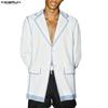 INCERUN Spring Men Lapel Neck Long Sleeve Stitching Button Thin Blazer Coats