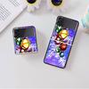 Luxury Case For Samsung Galaxy Z Flip 4 3 5G Black PC Hard Phone Cases Fashion Back Cover ZFlip Funda Merry Christmas Shell Capa