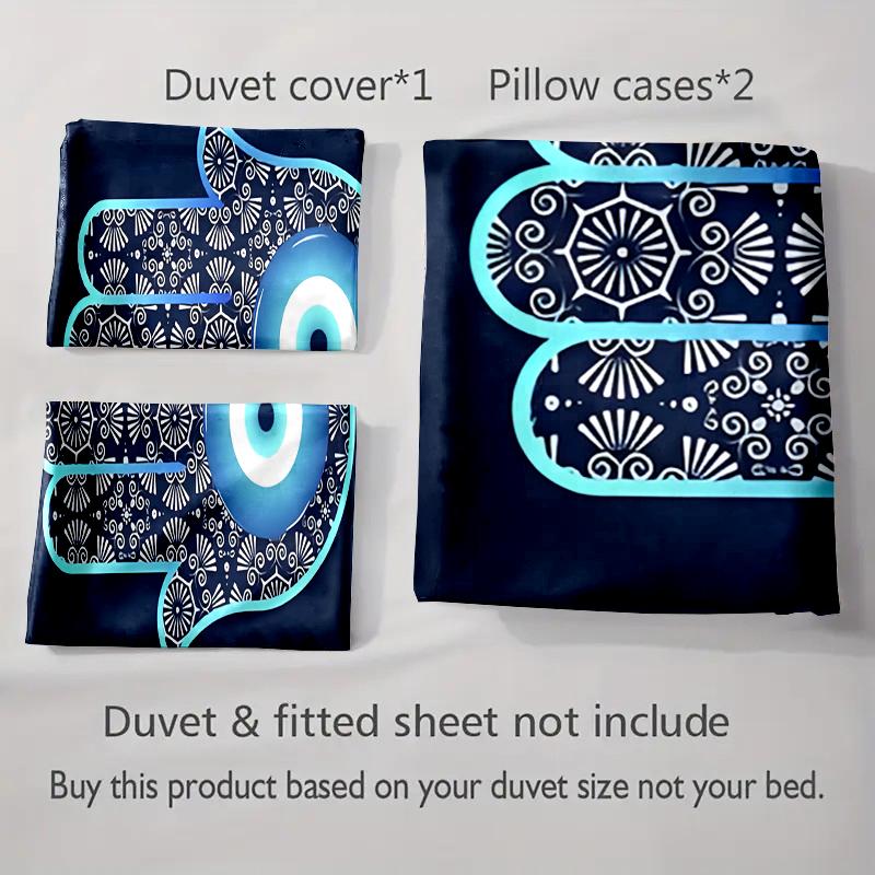 Hand-eye motif. Bedding Duvet cover sets Duvet covers Pillowcases gifts (1 * Duvet Cover 2 * Pillowcases, without duvet insert)