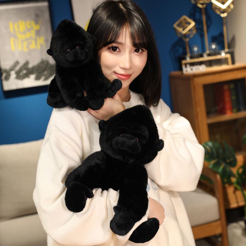 Χαριτωμένη κούκλα χιμπατζή προσομοίωσης, βελούδινο παιχνίδι, ζωολογικός κήπος, κούκλα μικρού πιθήκου, παιδική συντροφιά, καταπραϋντική κουρέλα