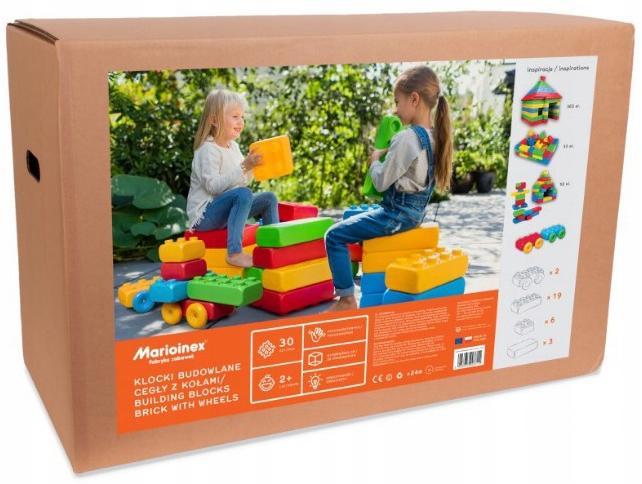 Marioinex Mega Bricks + Creative Wheels
