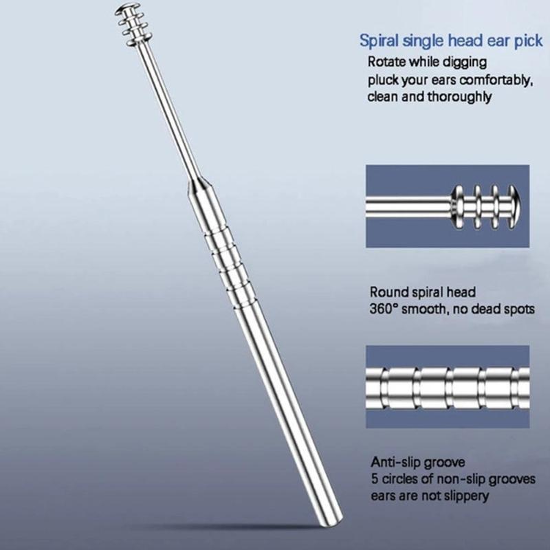6 Teile/satz Earpick Sticks Ohrenschmalz Entferner Kürette Ohr Pick Reinigung Ohr Reiniger Löffel Ohr Schutz Ohr Picker Wachs Entfernung Werkzeug