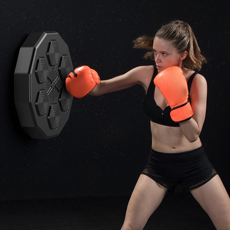 Boxing Machine Music Smart Fun Wall Mounted Indoor Agility Reaction Exercise Equipment Electronic Target boxing training device