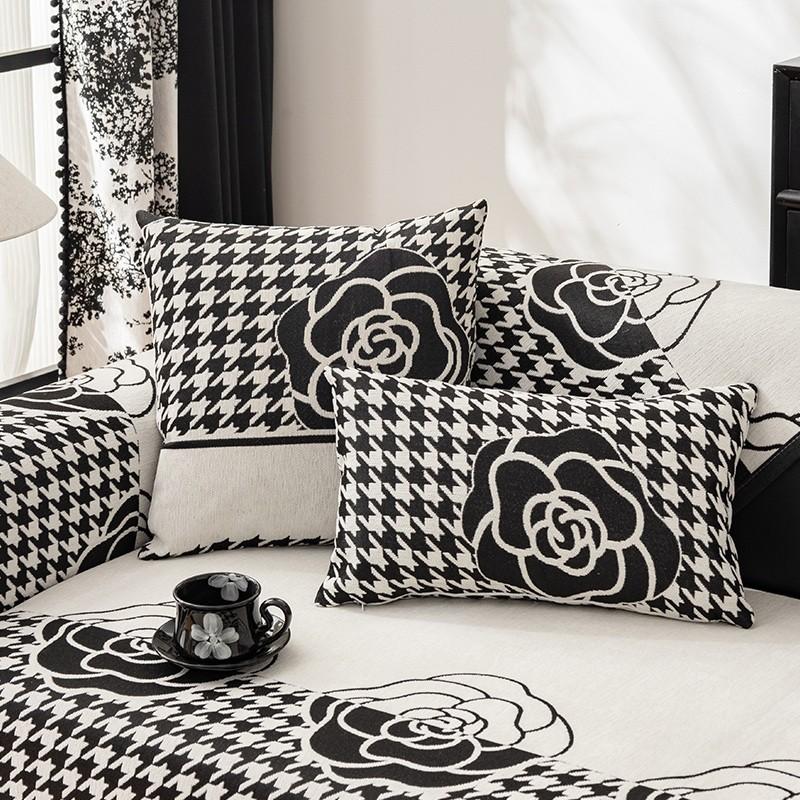 Sofa Cushion Four Seasons Universal Light Luxury High Sense Non-Slip Cushion Chenille Sofa Cover Cover Cloth