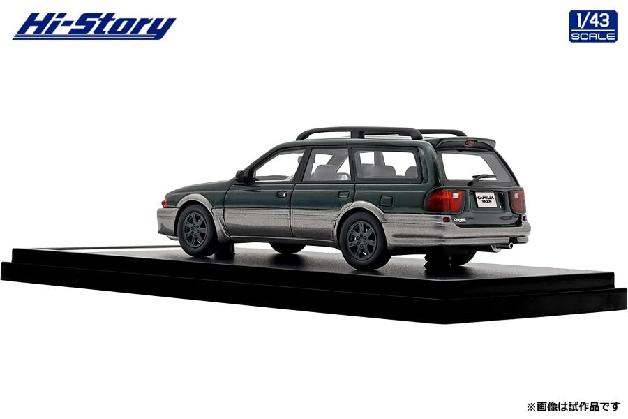 INTERALLIED Hi Story Scale Mazda CAPELLA WAGON FX Verde Marina Argento Finitura HS506GR 1/43 (1994) Mica/Metallico Silenzioso, Modello,