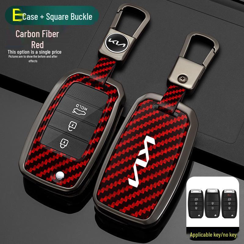 Kia Car Key Case for K3, K4, K5, Sportage, KX3, Sorento, Pegas, KX5 with Cross Buckle