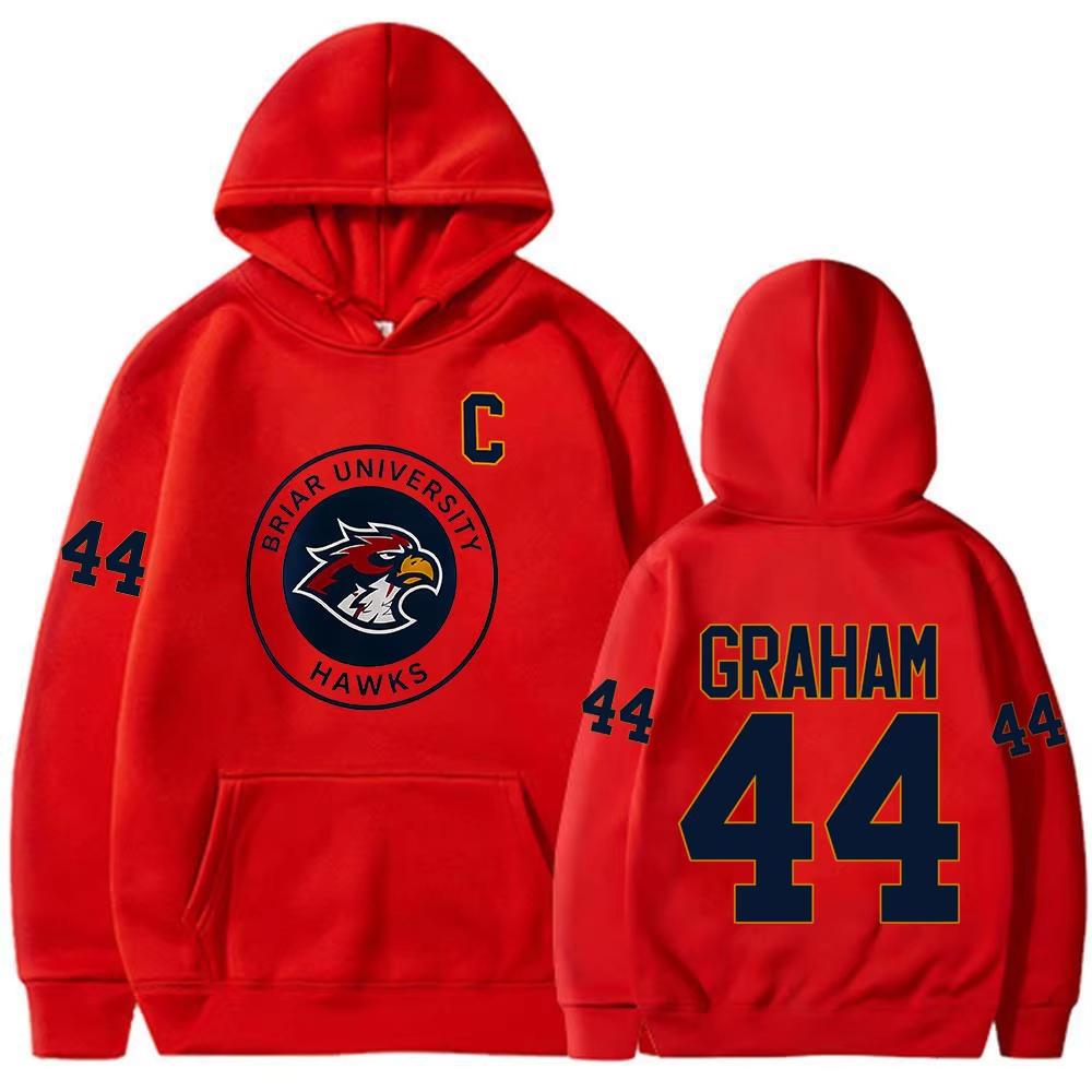 2026 Graham 44 Außerhalb des Campus TV-Serie Di Laurentis 66 Briar Universität Hockey Hoodies Herren Damen Freizeitkleidung