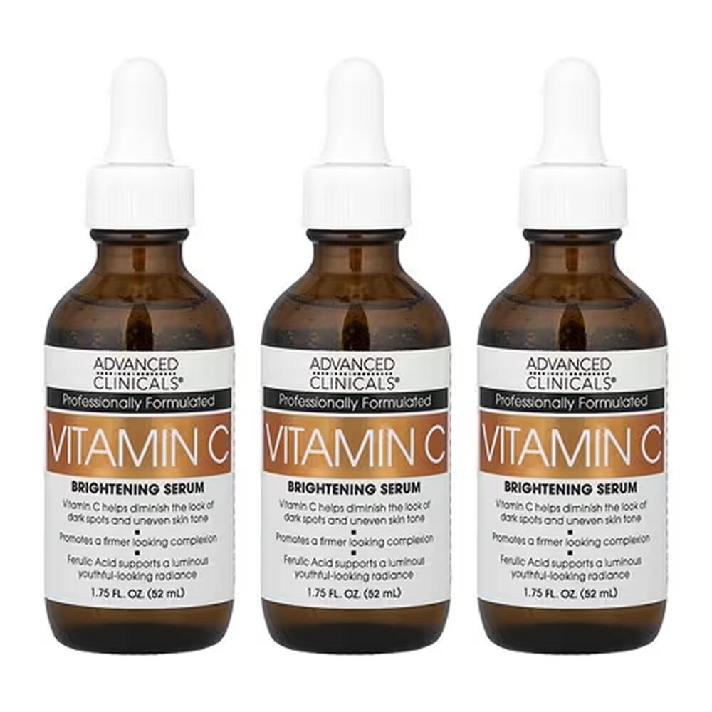 Advanced Clinicals Vitamin C Antioxidant Serum, 52ml (3-Pack) 52ml - 3 ea