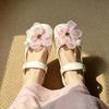 Bowknot High-End Ballet Shoe Flower Buckle - Detachable Mary Jane Accessory