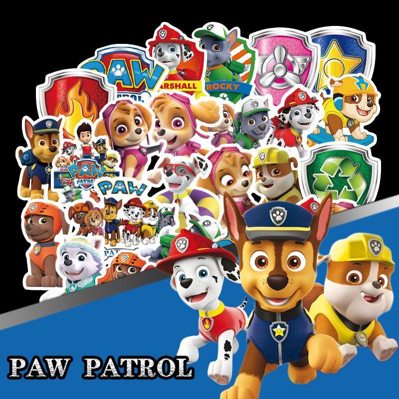Colorful Anime Paw Patrol Stickers 50/100 Pack Waterproof For Laptops And More
