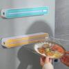 .Cortador Descartável de Filme Plástico para Cozinha, Caixa de Corte Especial para Alimentos Domésticos com Quebra de Ponto, Conjunto de Artefato de Sucção para Geladeira