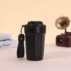 with Lid Eight-Angle Coffee Cup Stainless Steel Sports Cup Vacuum Insulated Cup  for Home Work