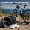 Rear Double Pannier Reinforced Textile Bike Bag StrapFixed