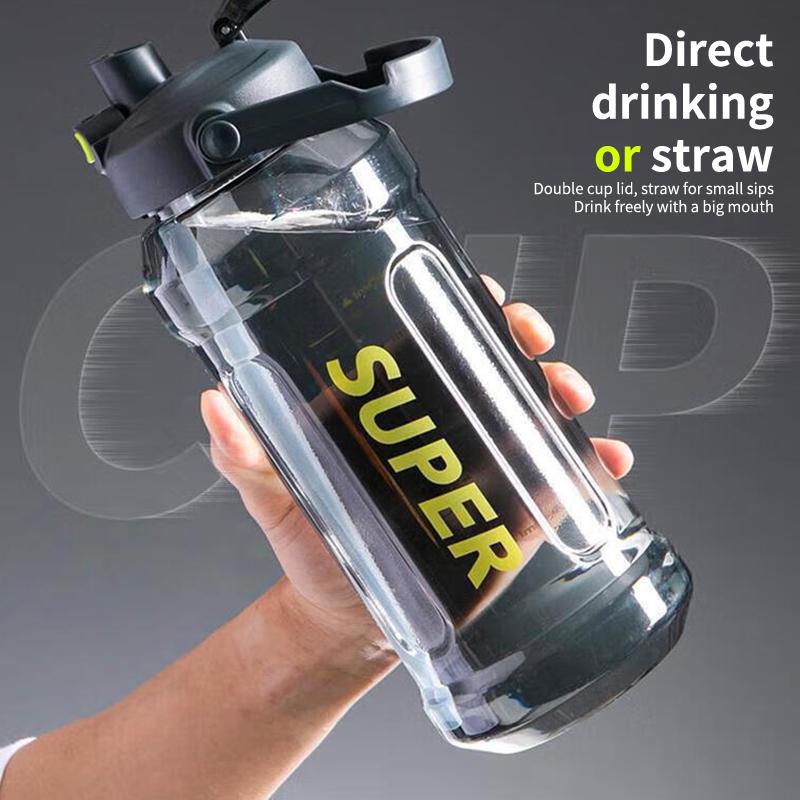 2L Sports Water Bottle Leak Proof Big Capacity Sturdy Water Jug for Bike Climbing Camping
