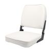 Folding Boat Seat with Backrest Comfortable Foam Padding Low Back Boat Chair for Canoe Pontoon Boat 19x16x14in