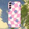 Checkerboard Checked Chess Board Phone Case For Samsung S25,S24,S21,S22,S23,S30,Ultra,S20,Plus,Fe,Lite,Note,10,9,5G Black Cover