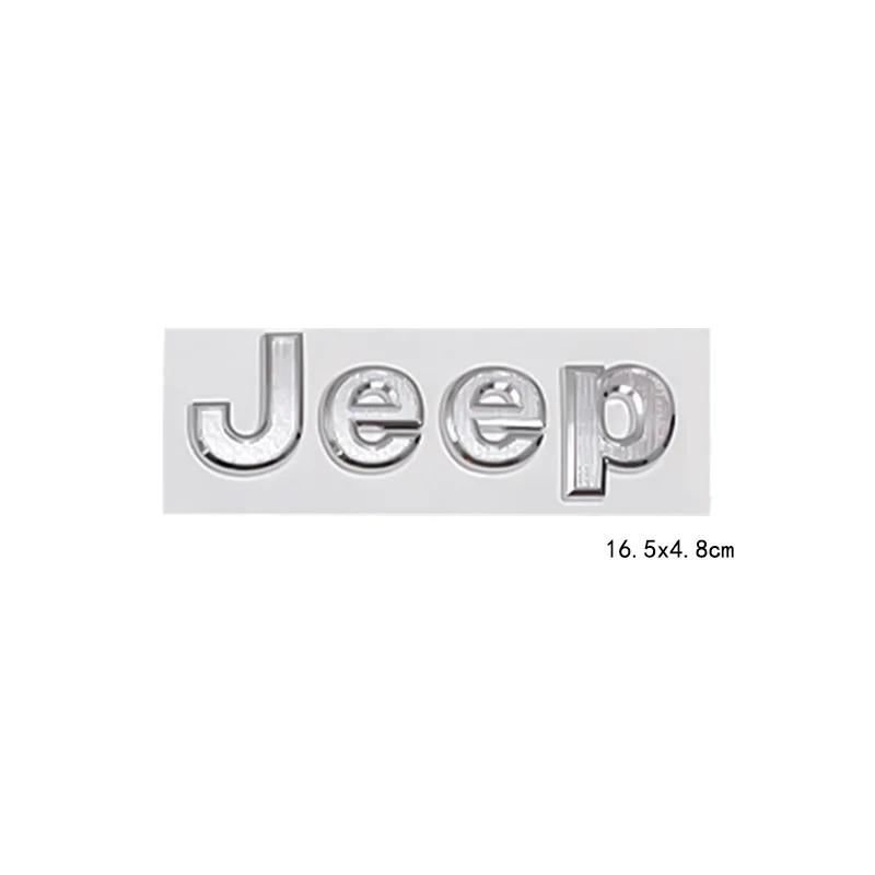 

16.5cm Car Side Body Trunk Sticker Badge for JEEP Logo Wrangler Grand Cherokee Compass Renegade Patriot Rubicon Liberty JK XJ