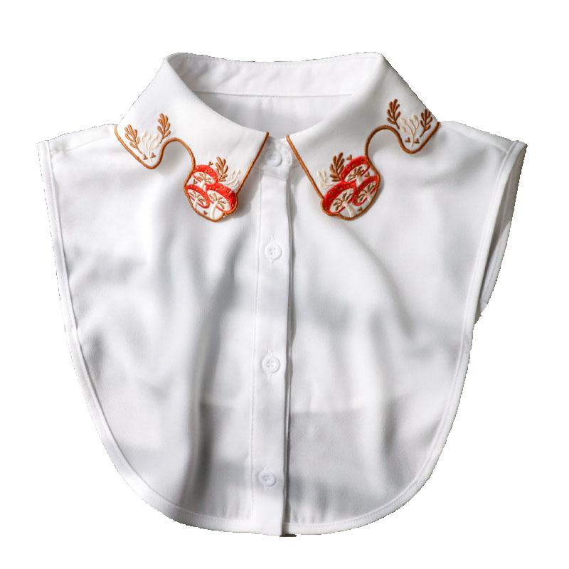 Female Half Shirt Detachable Collars for Womens Sweater Blouse Tops Shoulder Fake Collar New Design False Collar Ties