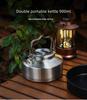 CLS 1L Ultra-Light Stainless Steel Camping Kettle – Portable Outdoor Teapot & Coffee Pot