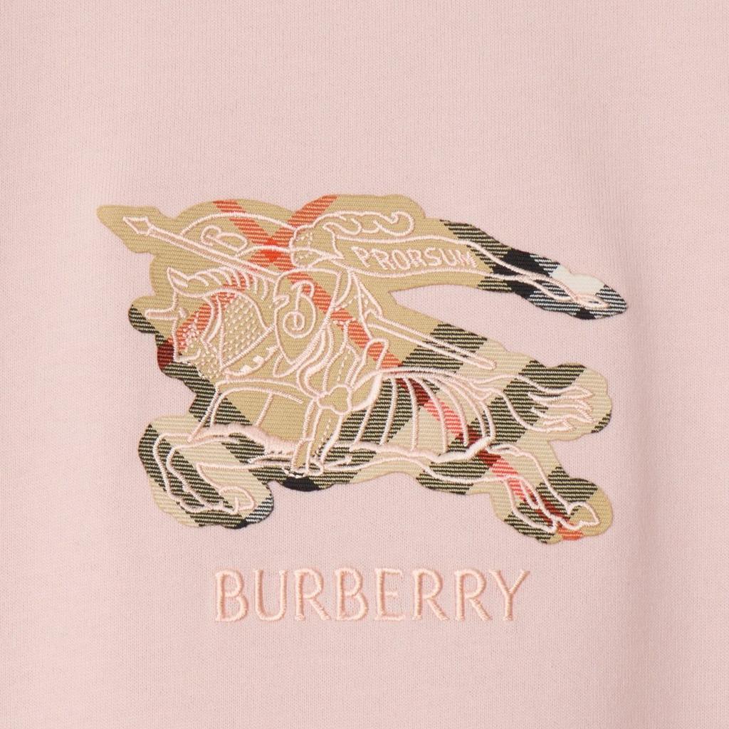 Burberry Ekd Check Crewneck T-Shirt 81161631
