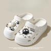 Zapatillas de EVA para mujer, de verano, perforadas, antideslizantes y sin olor, para el baño, el hogar y la vida en interiores.