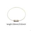 10Pcs Wire Keychain Cable Rings Steel Multifunctional for Keys
