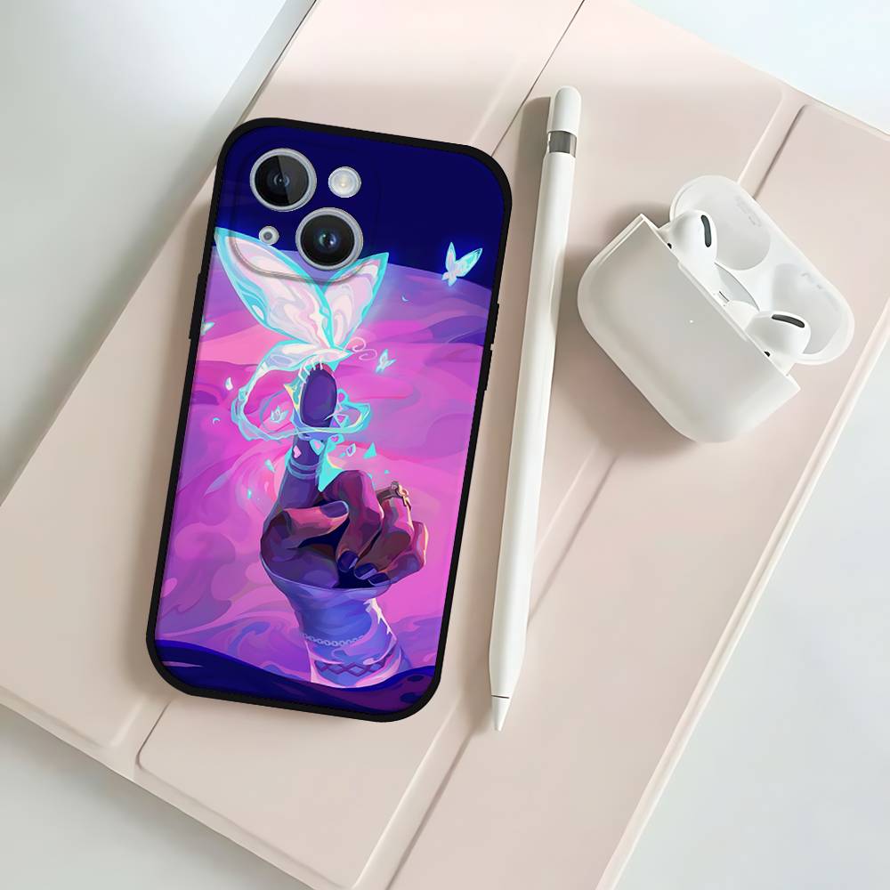 

Милый C-Clove V-ValorantS Чехол для телефона Чехол для телефона Для IPhone 17 16 15 14 13 12 11 X XR XS Plus Pro Max Mini Мягкий Черный Чехол iphone16ProMax