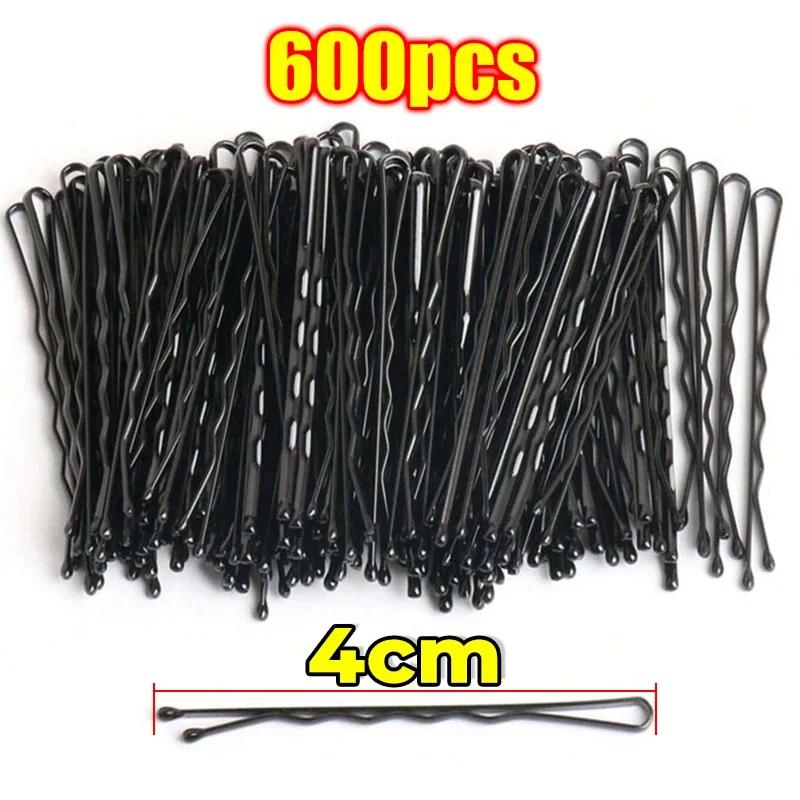 Black Hairpins for Women Hair Clip Lady Bobby Pins Invisible Wave Curly Bride Disposable Hairgrip Barrette Hair Clips