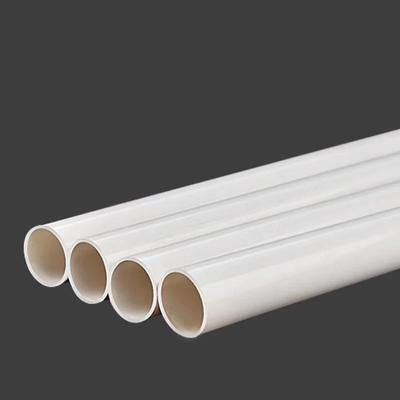 2Pcs White PVC Plastic Pipe Tube Small Water Pipe Garden Irrigation Watering Fittings OD 6~20mm Length 500mm