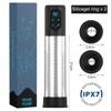 IPX7 Waterproof Electric Pump Penis Erection Enlargement Automatic Vacuum Pump for Men 4 Suction Masturbating Sex Toy for Men
