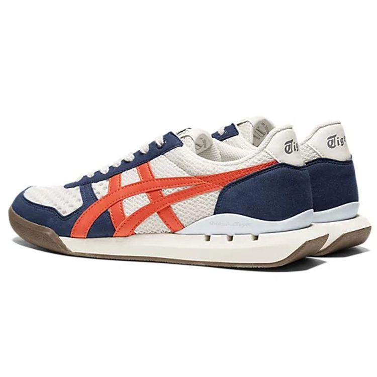 Onitsuka Tiger Ultimate 81 Ex Fabric Durable Breathable Low Top Lifestyle Sneakers Unisex sneakers White Blue 1183B720-100