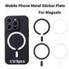 For Magsafe Magnetic Plate Ring Universal Metal Sticker Support Wireless Charger Metal Plate Sheet for Magnet Car Holder