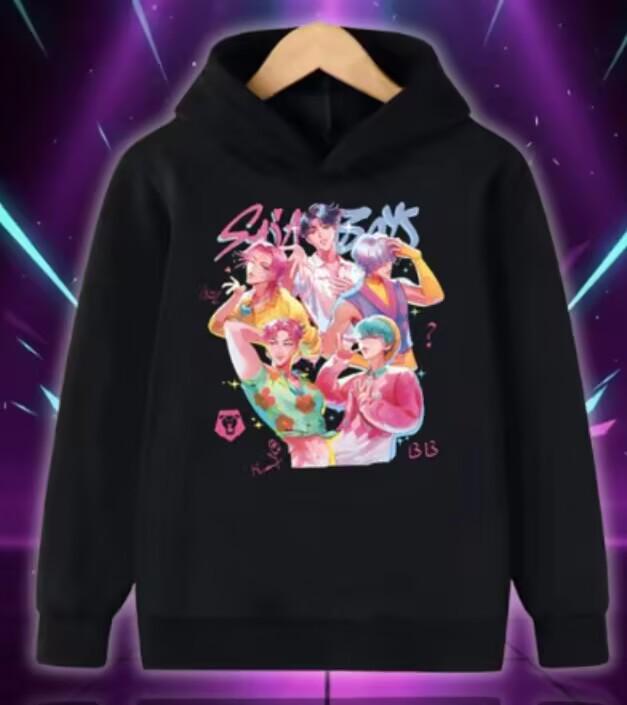 Kids' Demon Hunter Hoodie - Casual, Loose, Warm Sweatshirt for Boys and Girls