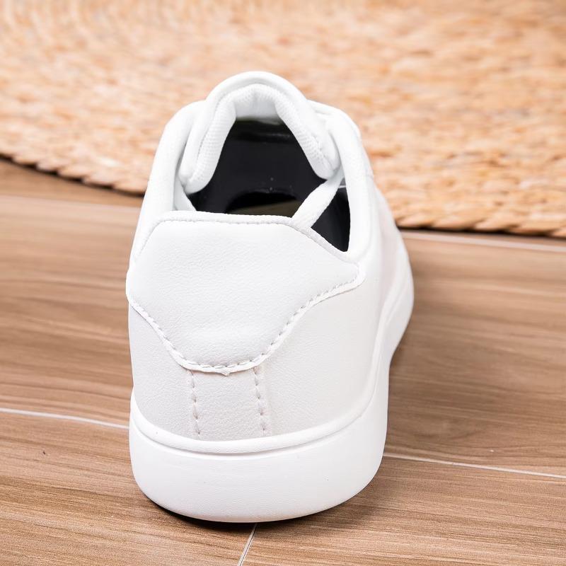 MAEDEF Woman Shoes Lace Up White Sneakers Women Men Lightweight Comfortable Skate Shoes Non Slip Ladies Sports Walking Shoe