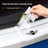 4Pcs Car Threshold Strip Transparent Sticker Decorative Badge For MINI F54 F55 F56 R56 R60 SONE Roadster Clubman Coupe