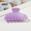 Gentle Pastel Hair Clip Back Head Claw, Macaron Color Shower Clip, Smooth Surface Large Long Claw Anti-Slip Teeth Accessory for Buns Commuting Travel