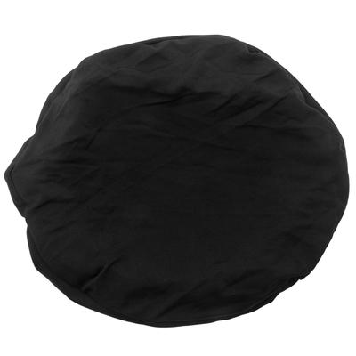 A95I-4 Pack Round Bar Stool Covers - Super Soft And Washable Elastic Stool Cushion Slipcover For Bar 12-14 Inch Chair-Black