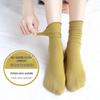Bingbing Women's Trendy Mid-Calf Scrunched Socks - Summer To Autumn Versatile Style
