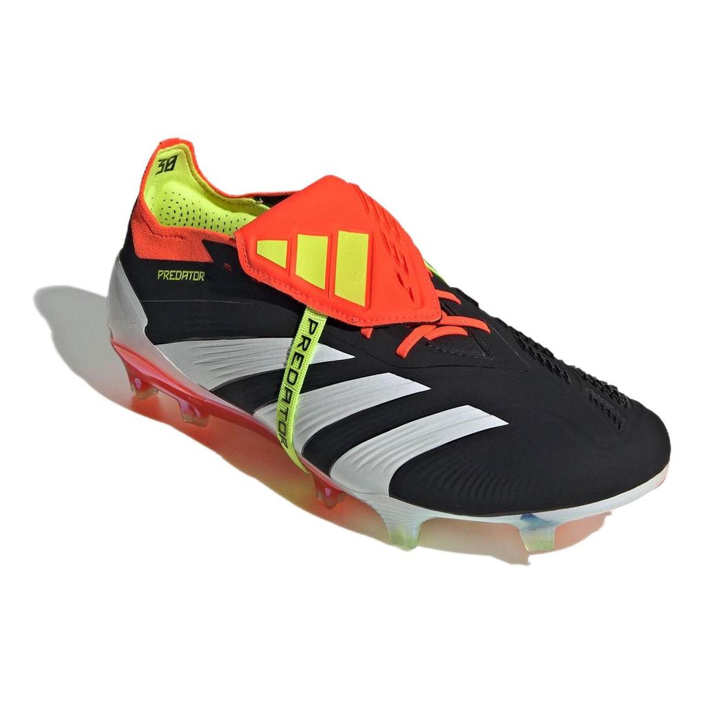 adidas Predator Elite Foldover Tongue FG Solar Energy Pack Unisex Sneakers Black Core-Black Cloud-White IE1809