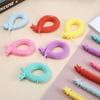 10pcs Stress Relief Stretch Fidget Toy Soft Dinosaur Squeeze Toy Fun Stretching Rope Toy  Kids