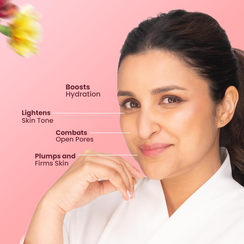 La Pink Ideal Bright Face Toner For Glowing Skin & Pore Tightening For Men and Women | 100% Microplastic Free Formula | For All Skin Type (100ml)