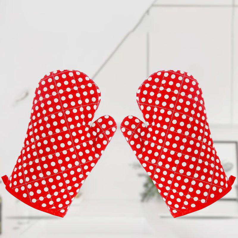 Horno microondas engrosado y resistente al calor, cocina doméstica resistente a altas temperaturas, horno aislado, guantes para hornear