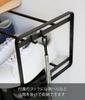 Yamazaki Tower Wall Shoe Rack, 2-Tier, Black, Compatible with Drywall Walls, Approx. 67.3cm W X 25cm D X 21.3cm H, Floating Shoe Storage, Easy
