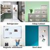 Personalized Magnetic Sticker Ever-changing Photo Frame Blank Inserts DIY Decoration Compatible for Fridge Display 10pcs